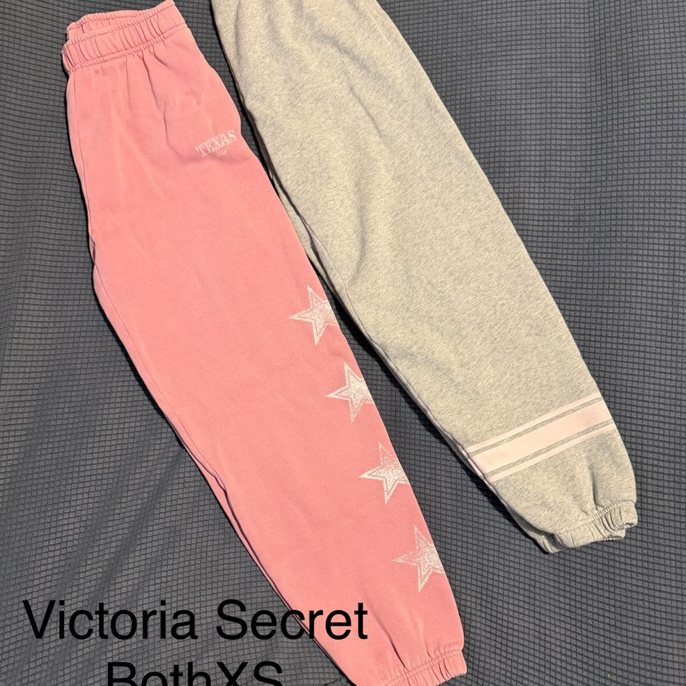 Victoria's Secret Kids Pink and Gray Joggers